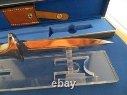 Couteau Dague Vintage Kershaw Modèle 1007 TROOPER Avec ÉTUI & BOÎTE ORIG. #3525