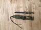 Couteau Dague à Lame Fixe Camouflage Gerber Guardian Ii 2 Avec Étui Vtg 1984 Aiguisé