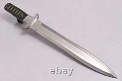 Couteau Dague de Combat Sportif en Acier D2 MICARTA en Toile Fait Main 18,4Kma 1690