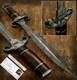 Couteau Dague En Damas Personnalisé Rare Impact Cutlery Poignée En Bois De Noyer
