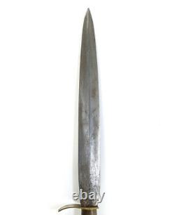 Couteau De Combat Antique Ou Dagger 12 Révolutionnaire À Span-am Avec Gaine