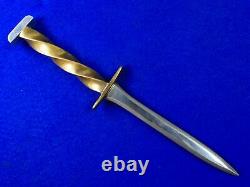 Couteau De Combat Sur Mesure Américain Vintage Fabriqué À La Main Dagger