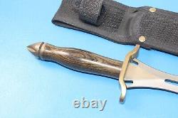 Couteau De Combat Vintage Dagger Acier Inoxydable Taiwan + Gaine