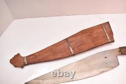 Couteau/Épée Bolo Palang Vintage Philippin avec Fourreau en Bois 19 Dague