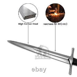 Couteau Forgé À La Main Norman Dagger, Couteau Dagger Médiéval, Couteau Dagger Viking