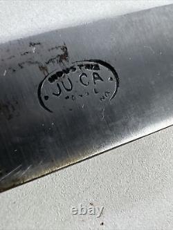 Couteau Gaucho en argent alpaca Juca Argentine et dague avec fourreau