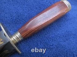 Couteau Jim Bowie vintage de fabrication allemande, dague du combat du banc de sable de Vidalia, avec boîte