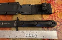 Couteau Kabar John EK Commando Dagger Lame Fixe Plein Tang 1095 Crovan EK44 USA