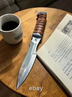 Couteau PMC Wagner en cuir fait main, militaire russe ? Couteau Wagner PMC