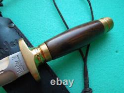 Couteau Premium Vintage LINDER DAGGER Hirschfänger en acier 440 des années 80/90 - Excellent couteau