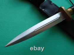 Couteau Premium Vintage LINDER DAGGER Hirschfänger en acier 440 des années 80/90 - Excellent couteau