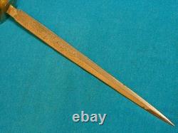 Couteau Stiletto Dague Dirk de Combat Vintage Oaxaca Mexique 15+ Couteaux Ec