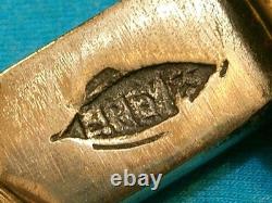 Couteau Vintage Rare Reyes Mexique Os Combat Lutte Dirk Dague Stiletto Bowie