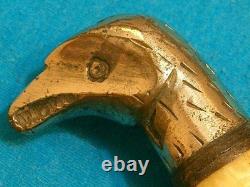 Couteau Vintage Rare Reyes Mexique Os Combat Lutte Dirk Dague Stiletto Bowie