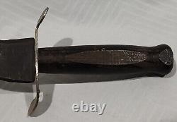 Couteau à lame courbe vintage Kris Dagger GC Co Japon, Guttmann Cutlery Solingen 8 pouces