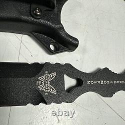 Couteau à lame fixe Benchmade 176BK SOCP Dagger 3,22 pouces en noir.