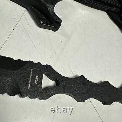 Couteau à lame fixe Benchmade 176BK SOCP Dagger 3,22 pouces en noir.