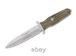Couteau à lame fixe Boker Applegate 5.5 en acier inoxydable Micarta vert 120545