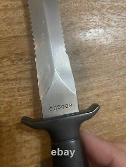 Couteau à lame fixe Vintage Gerber Mark II MK 2 avec étui Équipe des Navy Seal Six Rare