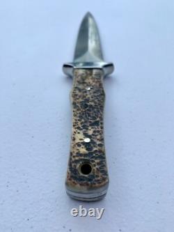 Couteau à lame fixe à pointe poignard de la série personnalisée Parker Cutlery Company