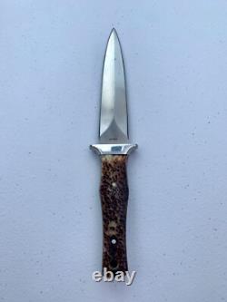 Couteau à lame fixe à pointe poignard de la série personnalisée Parker Cutlery Company