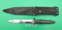 Couteau à lame fixe vintage Parker Brothers Combo Edge Dagger avec étui, Japon 12