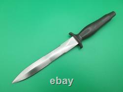 Couteau à lame fixe vintage Parker Brothers Combo Edge Dagger avec étui, Japon 12
