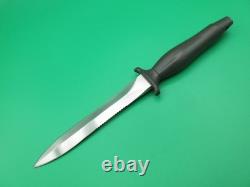 Couteau à lame fixe vintage Parker Brothers Combo Edge Dagger avec étui, Japon 12