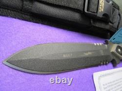 Couteau d’assaut militaire à double tranchant MAK-7 de TOPS Knives, discontinué. Neuf.