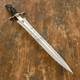 Couteau Dague Art Sur Mesure D2 Pleine Tang Avec Manche En Corne De Taureau Impact Cutlery Rare