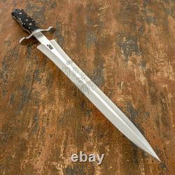 Couteau dague art sur mesure D2 pleine tang avec manche en corne de taureau Impact Cutlery Rare