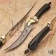 Couteau Dague De Chasse, De Survie, Edc, Viking Et De Combat En Acier De Damas Fait Main Sur Mesure