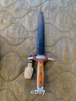 Couteau dague vintage de l'armée suisse M43 avec fourreau SIG Neuhausen M1943 époque Seconde Guerre mondiale