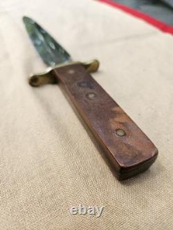 Couteau de Combat des Frères Ernst de la Seconde Guerre mondiale - Rare Dague Australienne avec Étui d'Origine