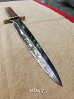 Couteau de Combat des Frères Ernst de la Seconde Guerre mondiale - Rare Dague Australienne avec Étui d'Origine