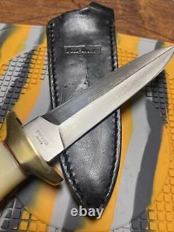 Couteau de botte / poignard à lame fixe RARE/VINTAGE KABAR 2750 fabriqué au Japon