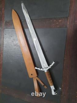 Couteau de chasse en acier D2 fait main personnalisé 31 avec étui de survie