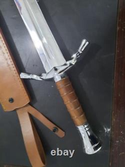 Couteau de chasse en acier D2 fait main personnalisé 31 avec étui de survie
