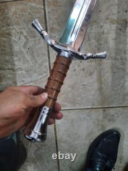 Couteau de chasse en acier D2 fait main personnalisé 31 avec étui de survie