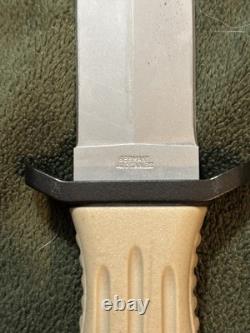 Couteau de combat Boker Combat II DCU camouflage désert Dague Applegate Fairbairn Tan A+