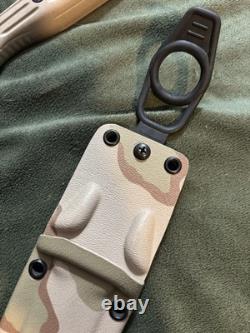 Couteau de combat Boker Combat II DCU camouflage désert Dague Applegate Fairbairn Tan A+