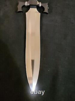 Couteau de combat Bowie SCOTTIE S. H. WHITE vintage fait sur mesure