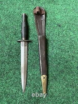 Couteau de combat Dague Fairbairn Sykes WILKINSON SWORD authentique de la Seconde Guerre mondiale