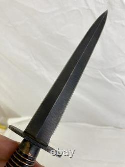 Couteau de combat Fairbairn Sykes de la Seconde Guerre mondiale, poignard, Sheffield, Angleterre, vintage, antique