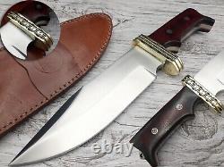 Couteau de combat Fuller Dagger rare et massif fait à la main avec manche en Micarta et gaine