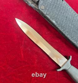 Couteau de combat Gerber Mark II, dague Commando avec fourreau, vintage 1991, excellent état
