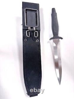 Couteau de combat Gerber Mark II des années 80 avec étui en nylon 5700 vintage