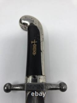 Couteau de combat MVSN italien de la Seconde Guerre mondiale