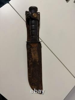 Couteau de combat US Military 1219 MK2 UTICA avec fourreau, lame en acier inoxydable de 7 pouces