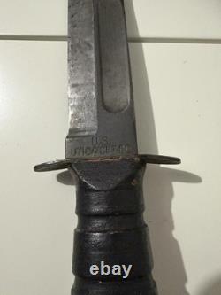 Couteau de combat US Military 1219 MK2 UTICA avec fourreau, lame en acier inoxydable de 7 pouces